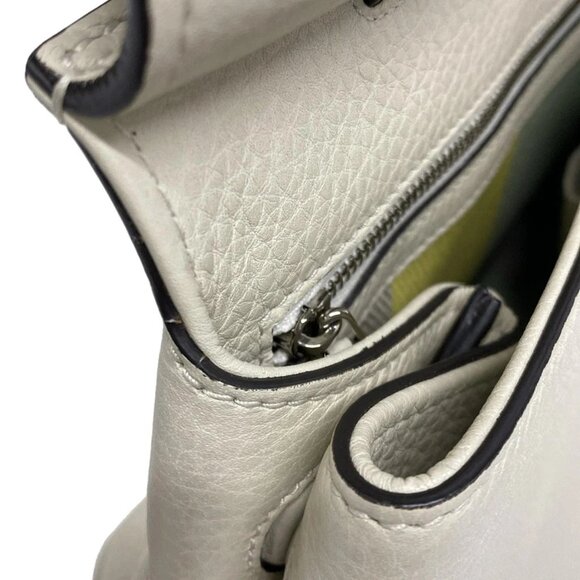 GUCCI Bamboo Classic Cream Leather Handbag bran615-100325 - Picture 12 of 14